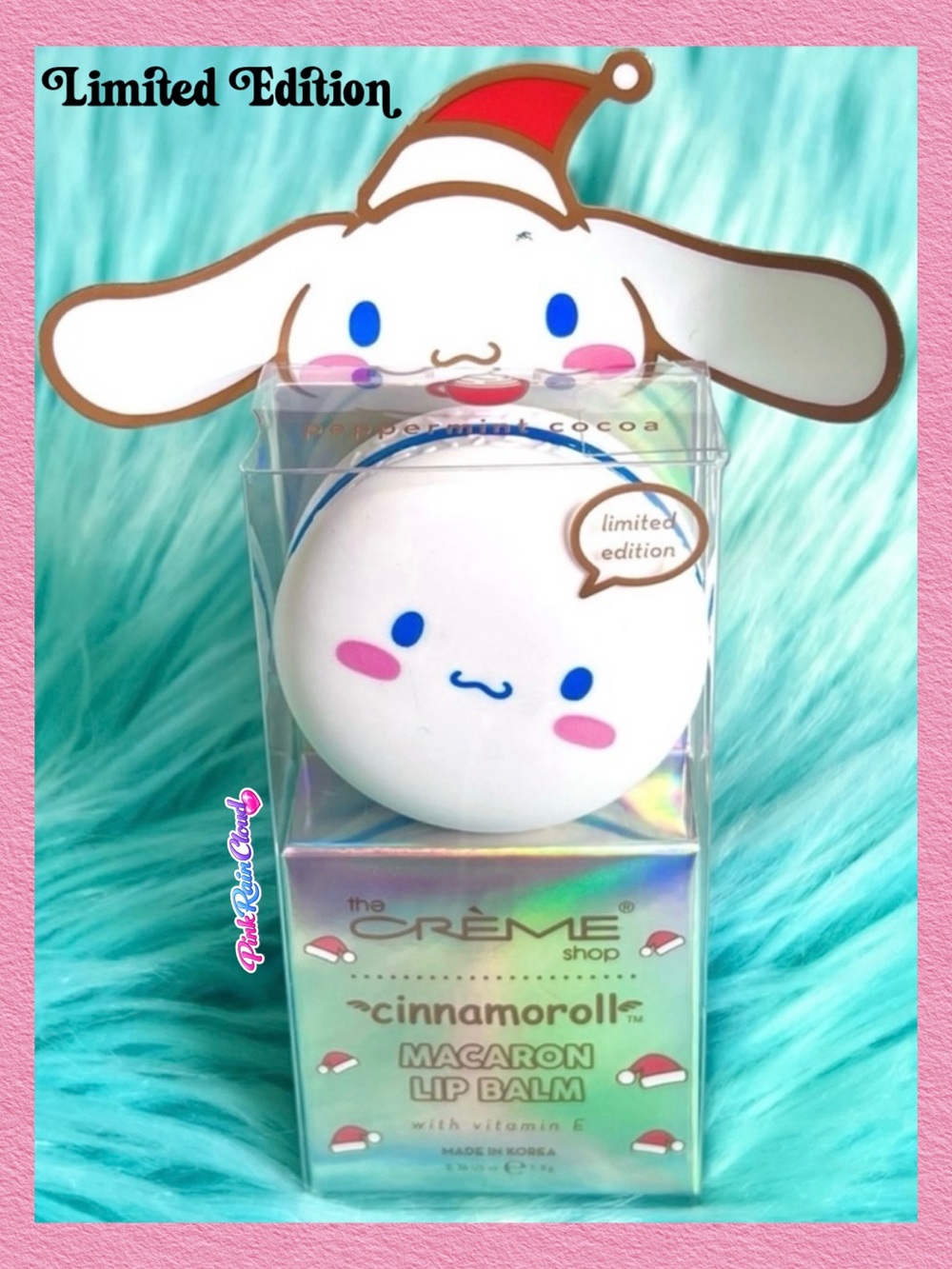 Crème Shop X Sanrio Cinnamoroll Peppermint Cocoa Macaron Lip Balm